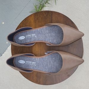 Dr Scholls Taupe comfort flats
